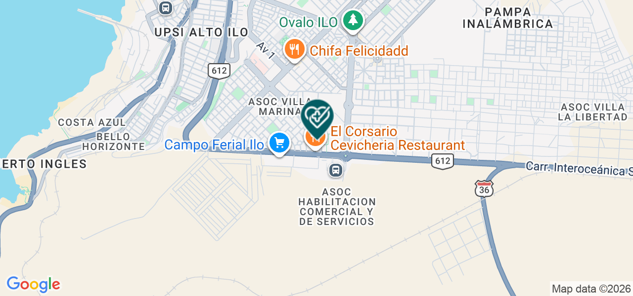 Mapa de Policlinico San Geronimo