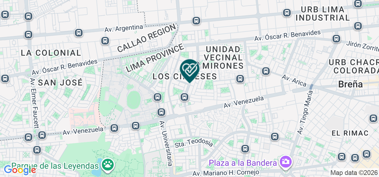 Mapa de Los Cipreses