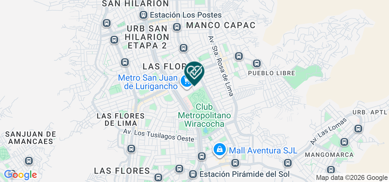 Mapa de Parroquia San Marcos