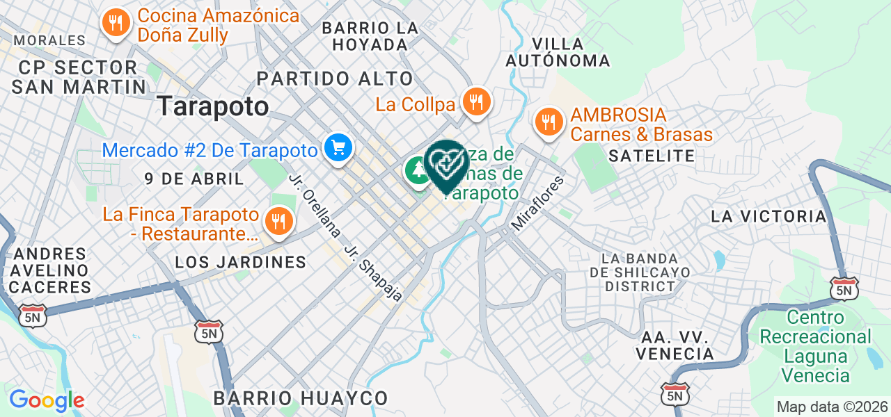Mapa de Laboratorio Clínico Buena Salud
