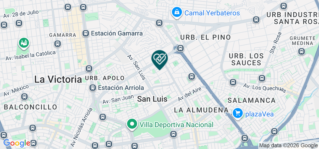 Mapa de Centro Medico Judith