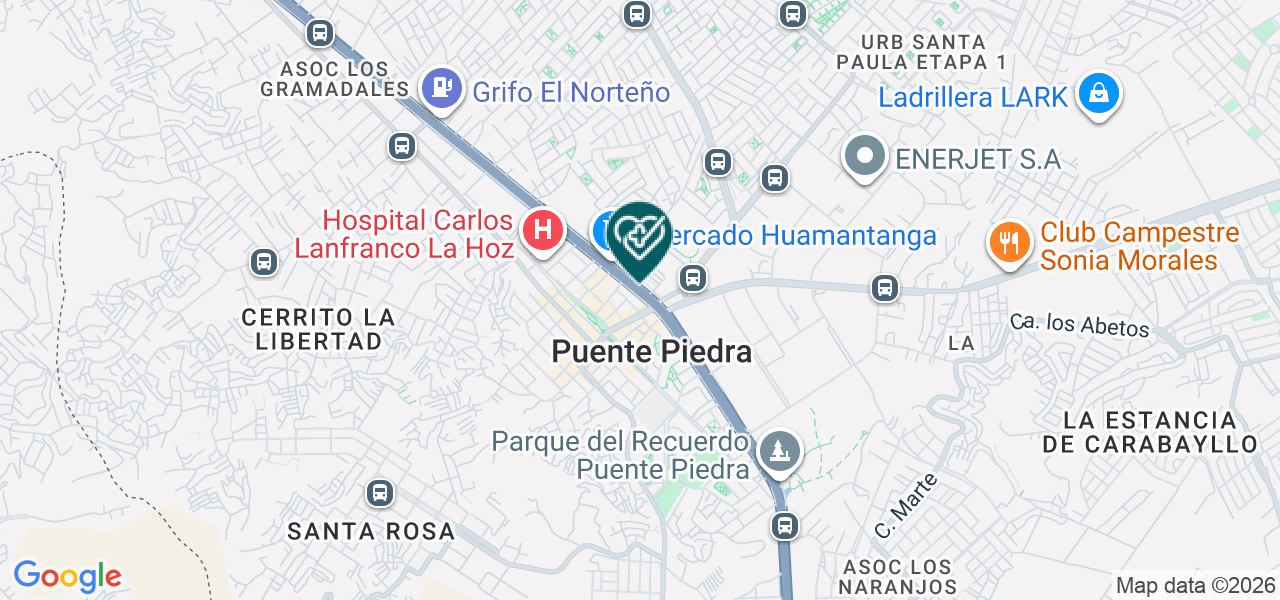 Mapa de Clinica Dental Villadent SRL