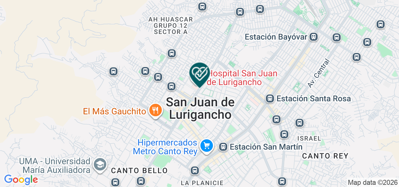Mapa de Policlinico Servilab