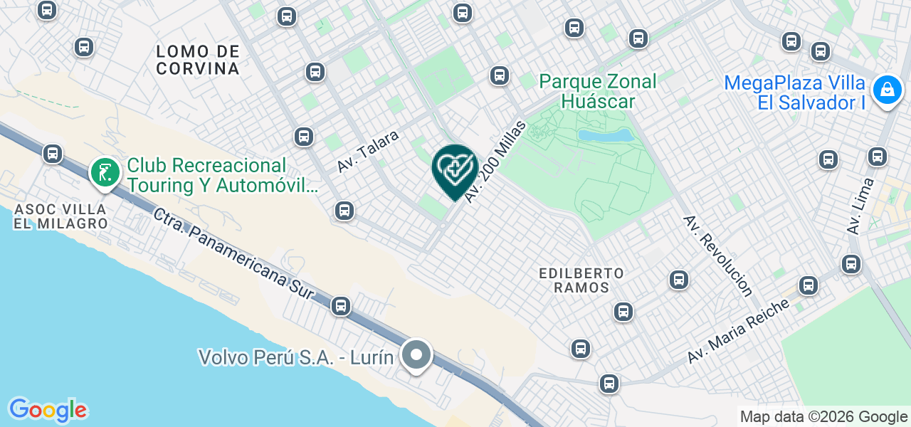 Mapa de Consultorio Dental Bluedent