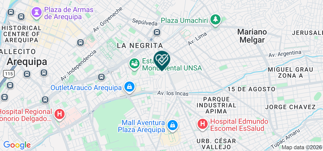 Mapa de Consultorio Psicologico