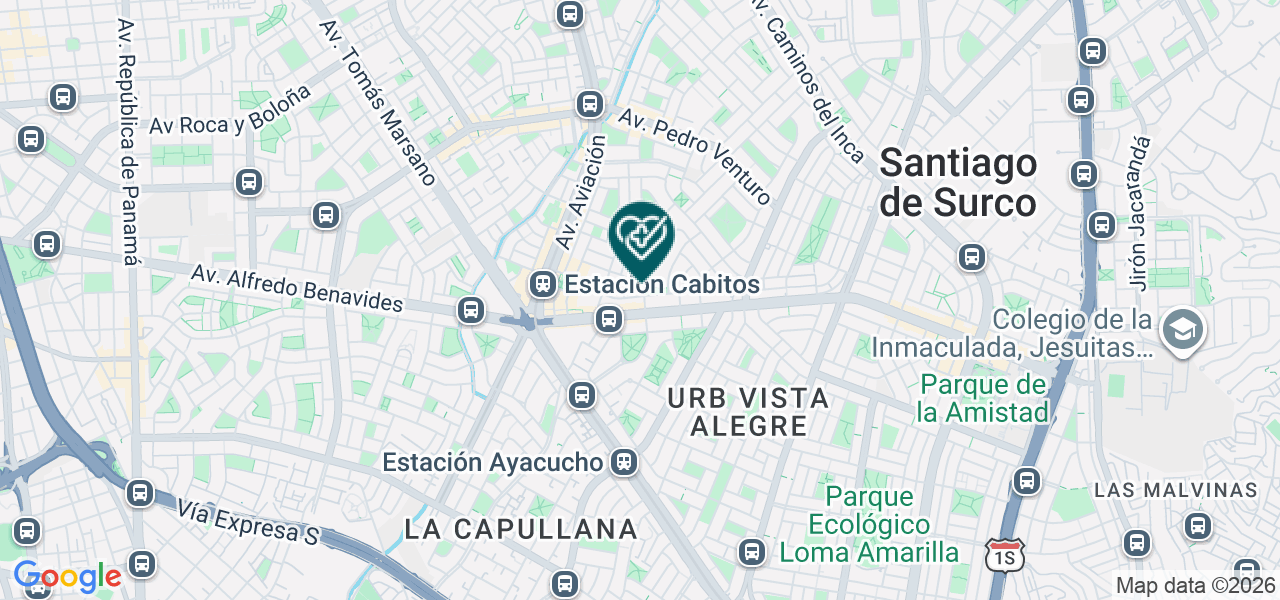 Mapa de Dental Office - Dr. Juan C. Rodríguez T.