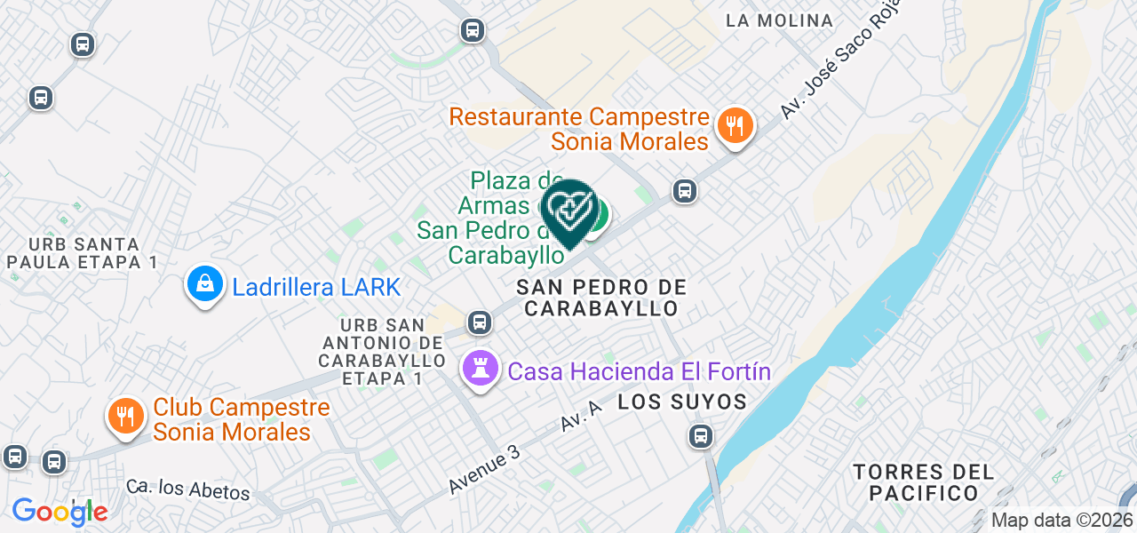 Mapa de Consultorio Medico Mi Salvador
