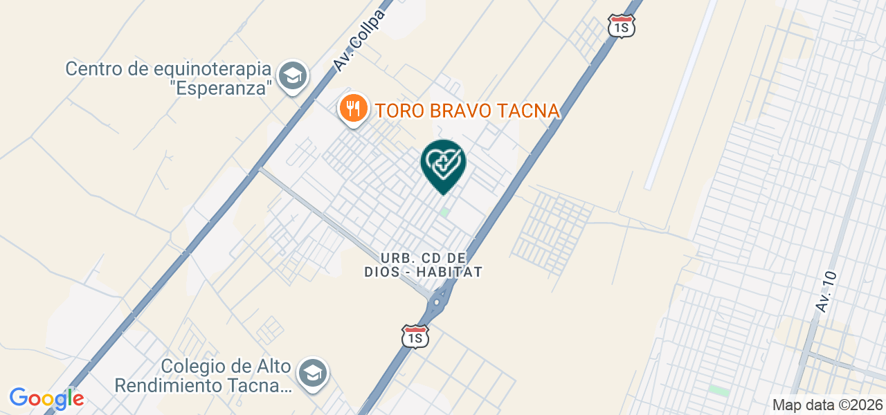 Mapa de Consultorio Odontologico Rosas