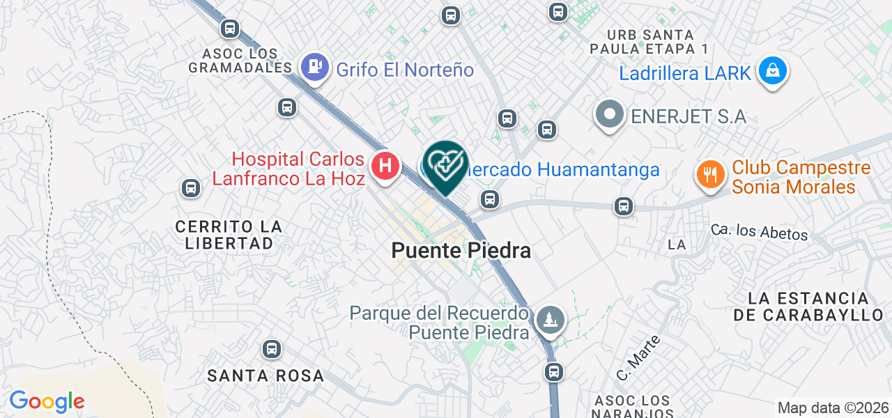 Mapa de Consultorio Odontologico Kusi Dent