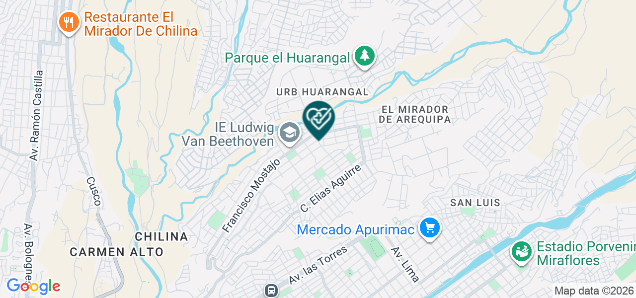 Mapa de Consultorio Odontologico Ventura