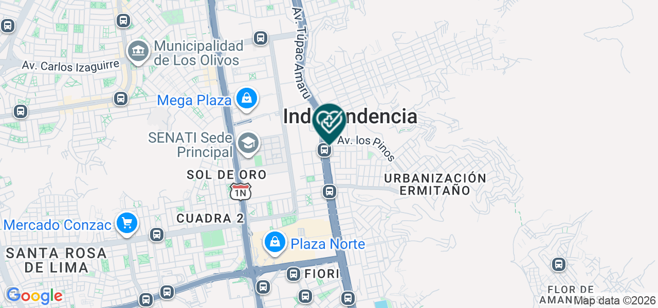 Mapa de Consultorio Medico San Judas Tadeo
