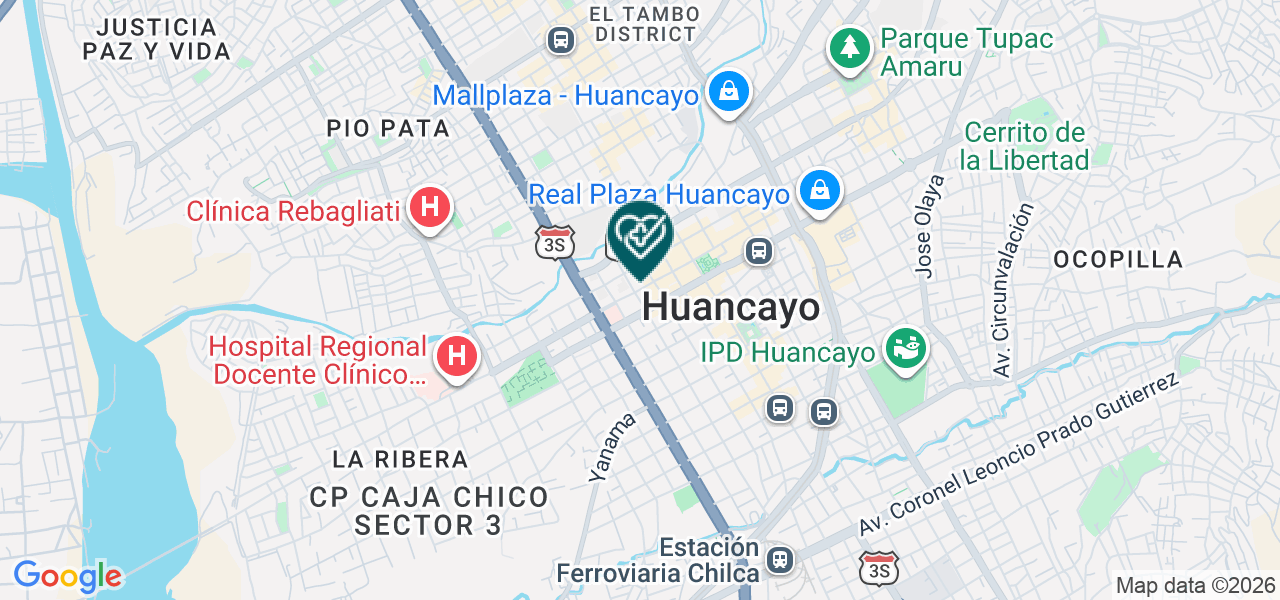 Mapa de Centro de Rehabilitacion y Terapia Fisica