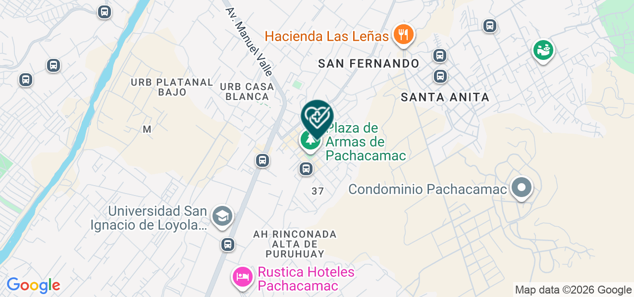 Mapa de Consultorio Medico Parroquial Padre Rogelio Garcia Fernandez