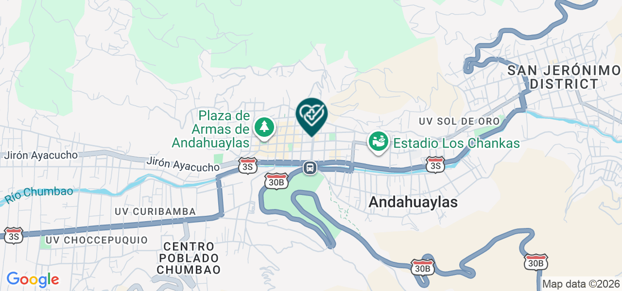 Mapa de Centro Medico Internacional Peru Cuba