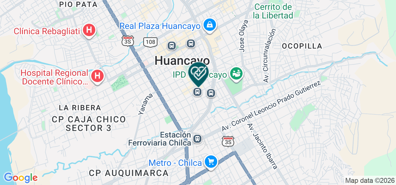 Mapa de Centro Odontologico Integral Odontoplus