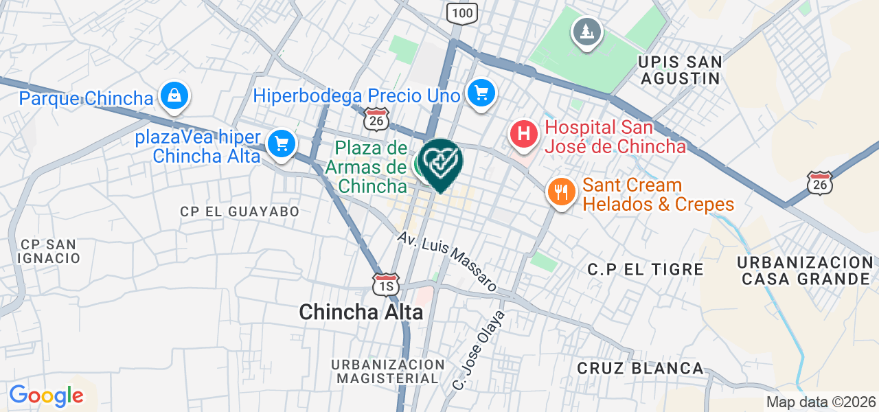 Mapa de Policlinico Medic Sur SAC