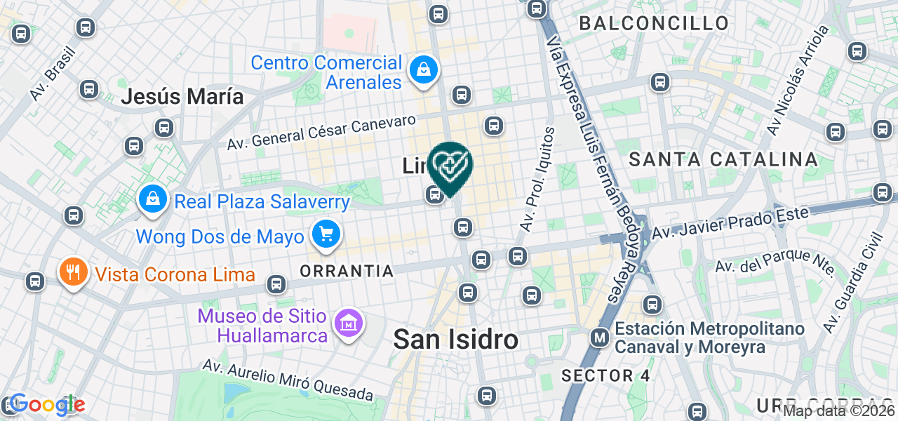 Mapa de Consultorio Medicina Mínimamente Invasiva