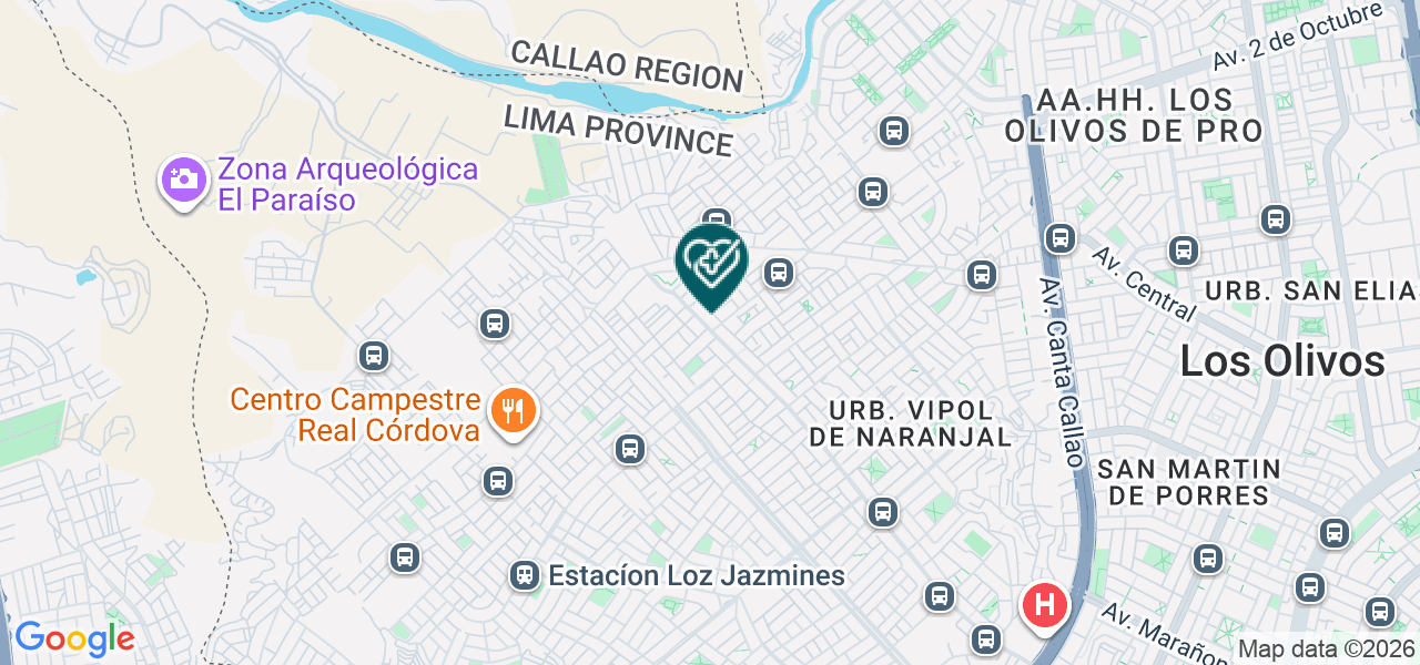 Mapa de Dental Dilas