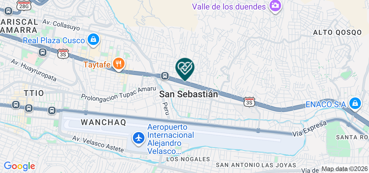 Mapa de Rso San Sebastian