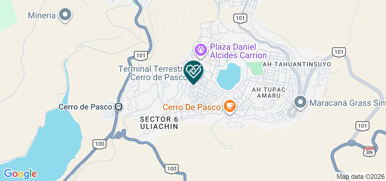 Mapa de Centro Medico Holistica