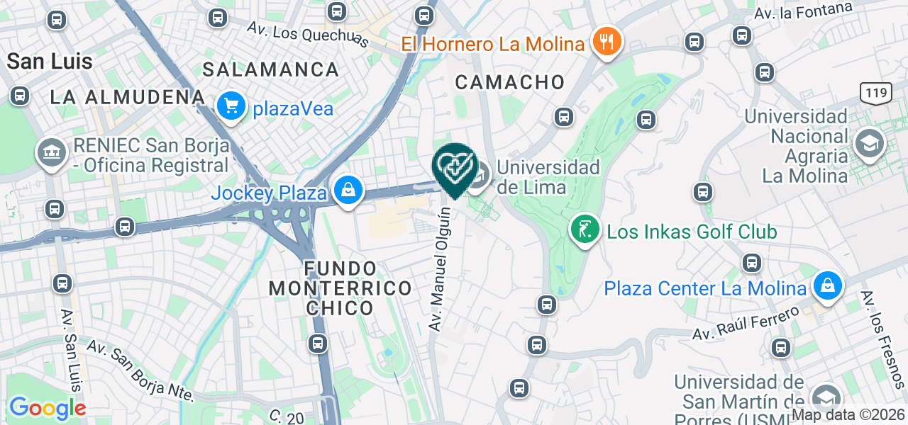 Mapa de Dental Tresierra