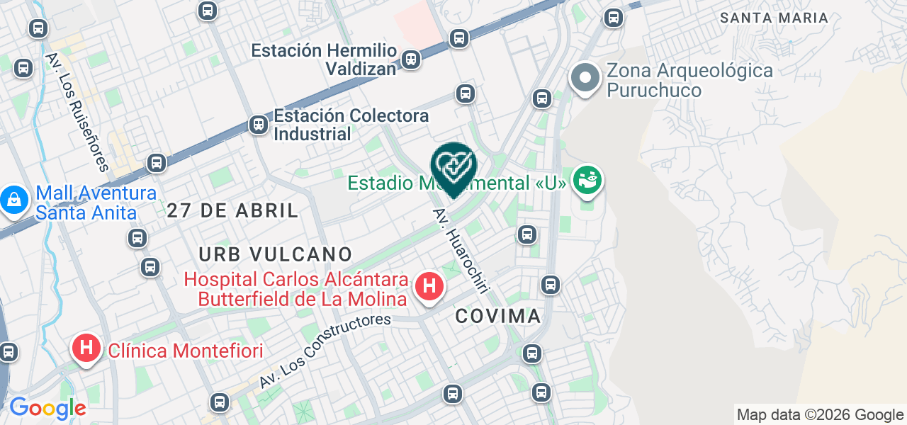 Mapa de Policlinico Amatusalud