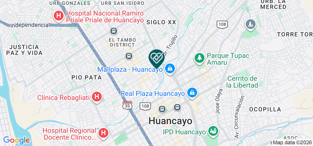 Mapa de Maria Auxiliadora