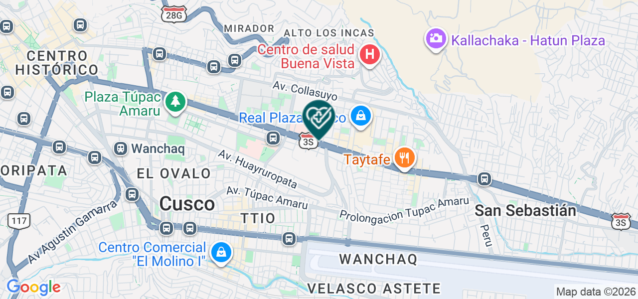 Mapa de Santa Maria Wanchaq