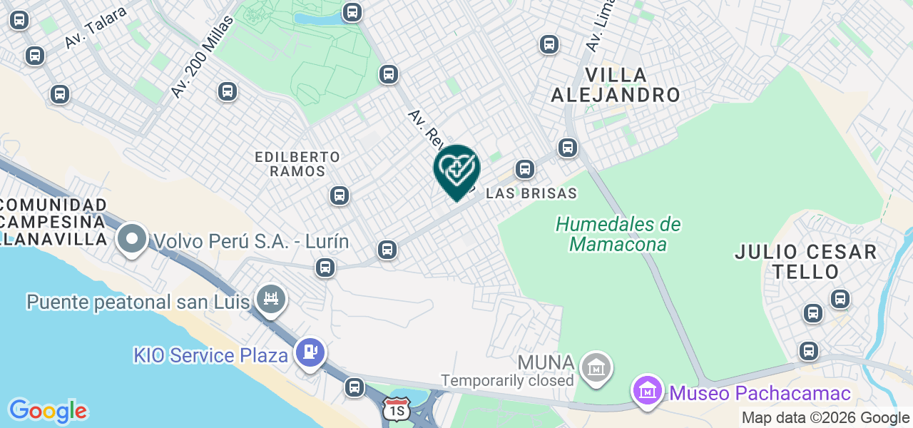 Mapa de Consultorio Odontologico Saident