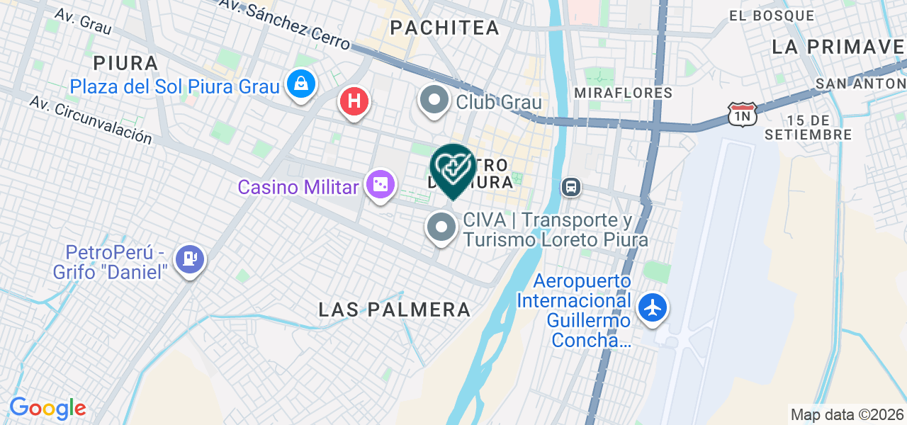 Mapa de Centro Medico San Rafhael Arcangel