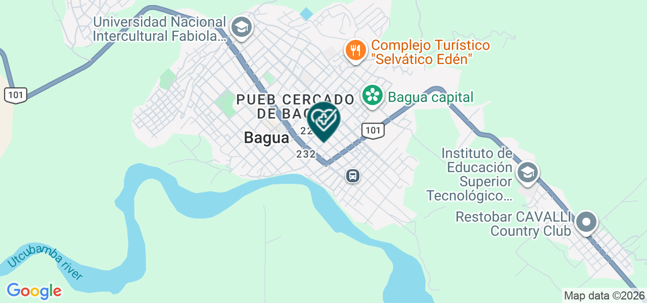 Mapa de Consultorio Psicológico Clínico Forense Amazon