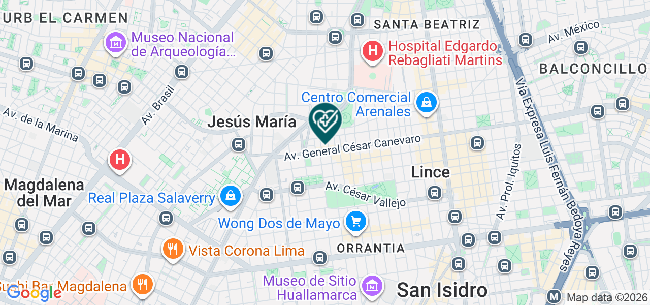 Mapa de Emerlife Group S.A.C.