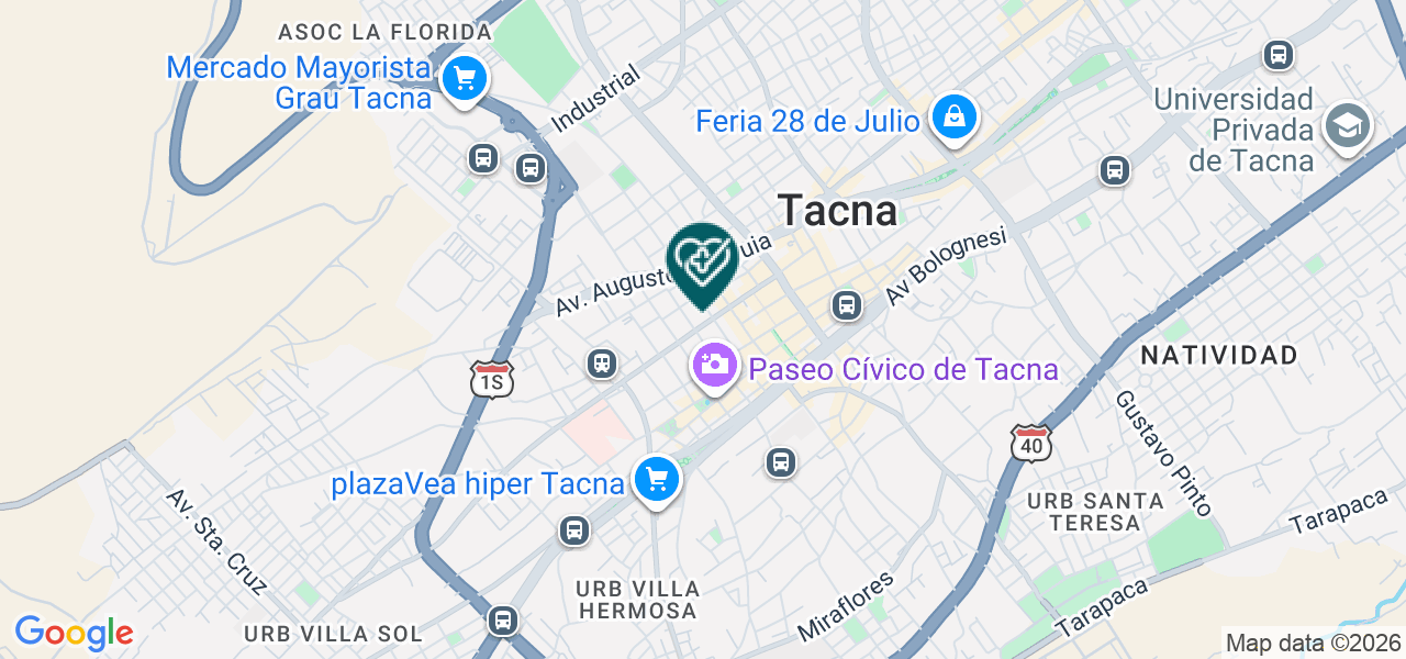 Mapa de Fisio Salud - Centro de Fisioterapia