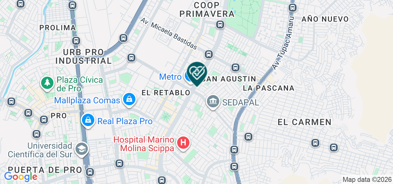 Mapa de Medic Center