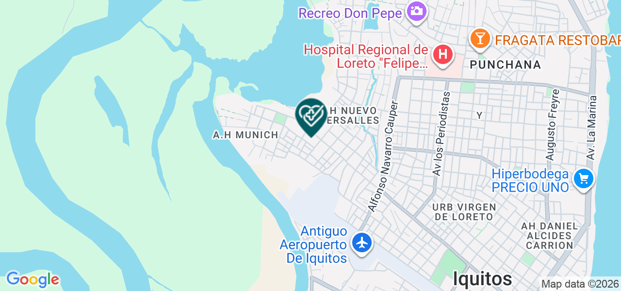 Mapa de Centro Medico Warmi Ainbo