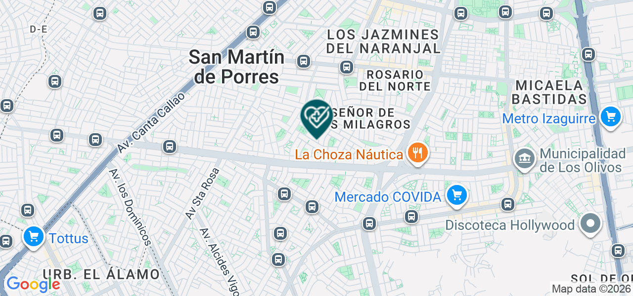 Mapa de Consultorio Medico Sion