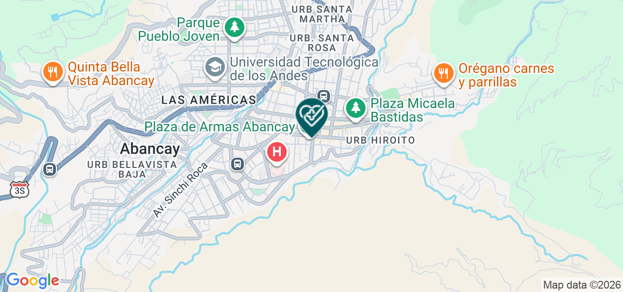 Mapa de Cersup Medic Salud