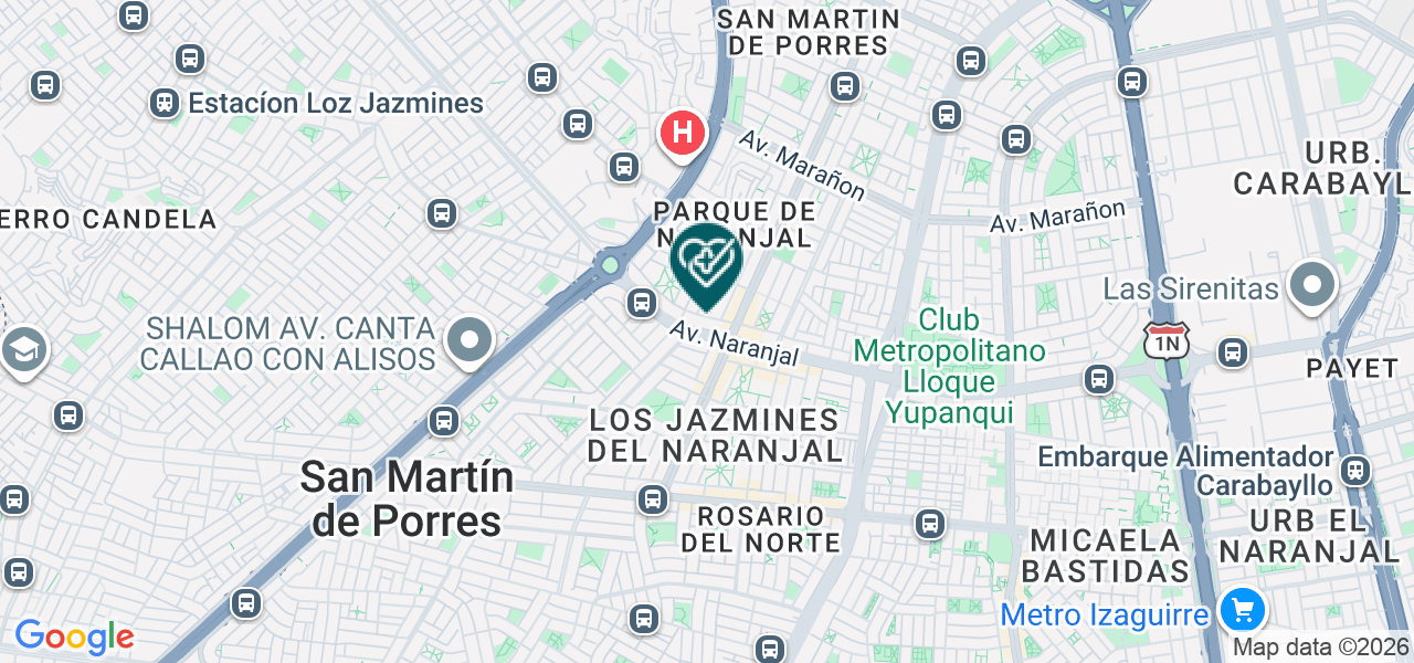 Mapa de Consultorio Odontologico Odontored