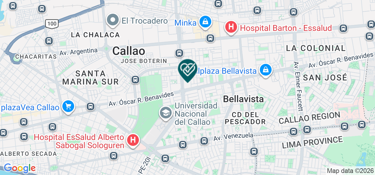 Mapa de Consultorio Odontologico Mayo