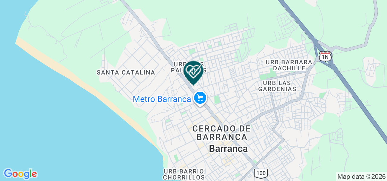 Mapa de Centro Medico Cristo Redentor