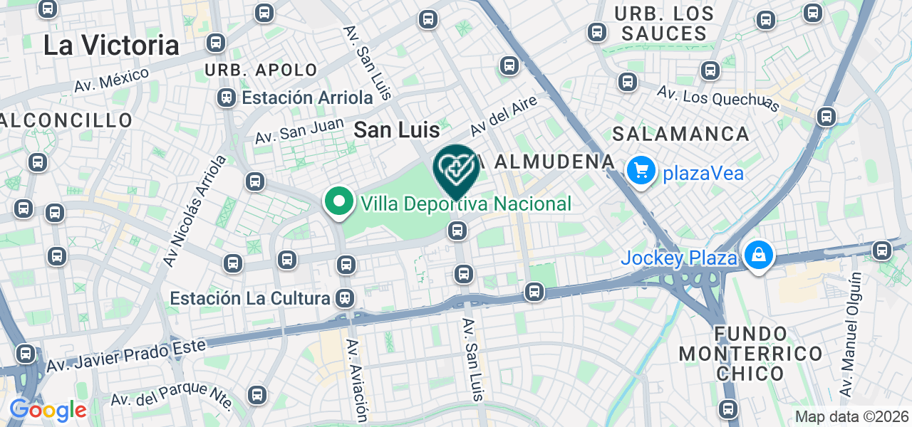 Mapa de Dental Perfectime Perú