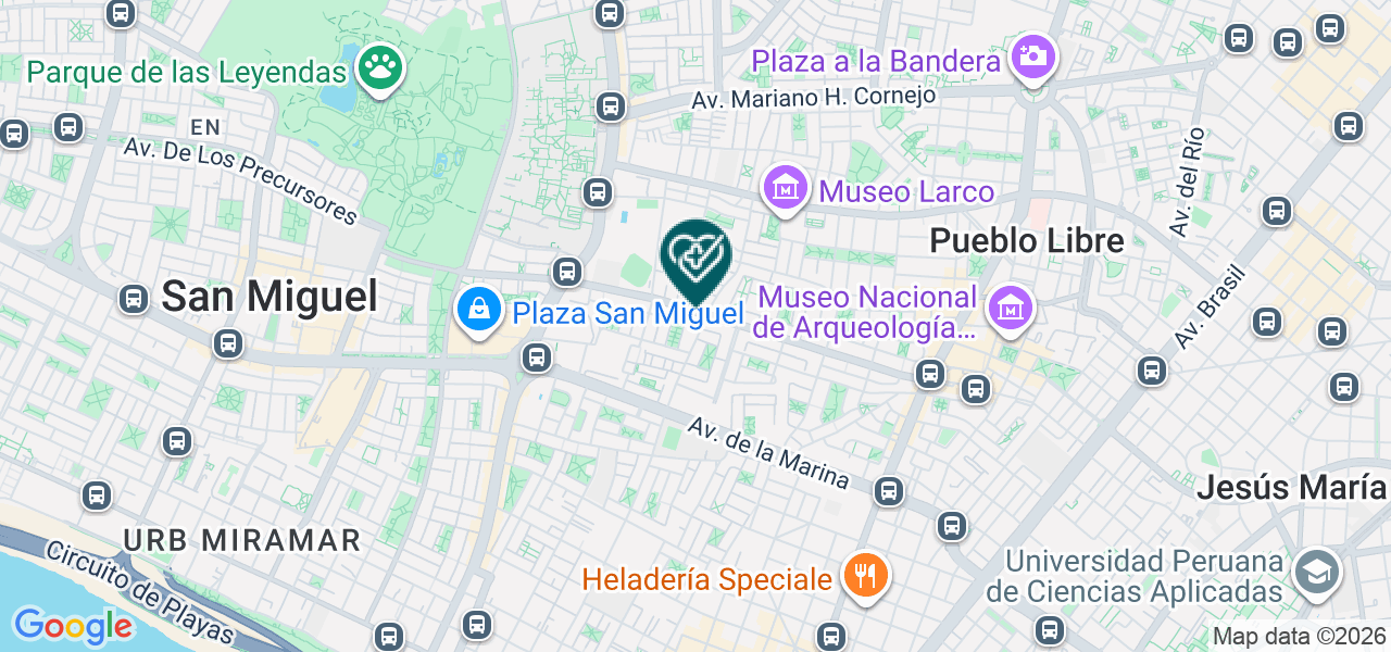 Mapa de Lifetime Smile