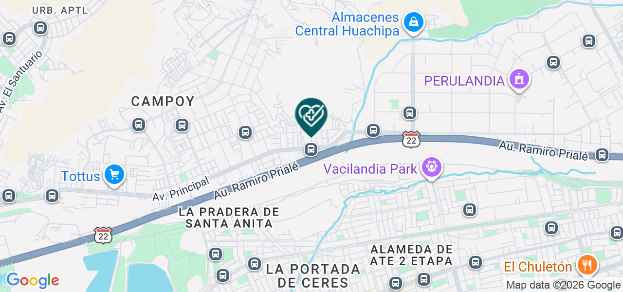 Mapa de Rehabident