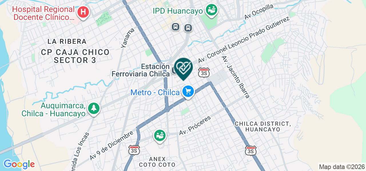 Mapa de Servicios Medicos Integrales Maca