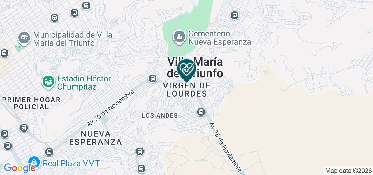 Mapa de Consultorio Dental Novaodent
