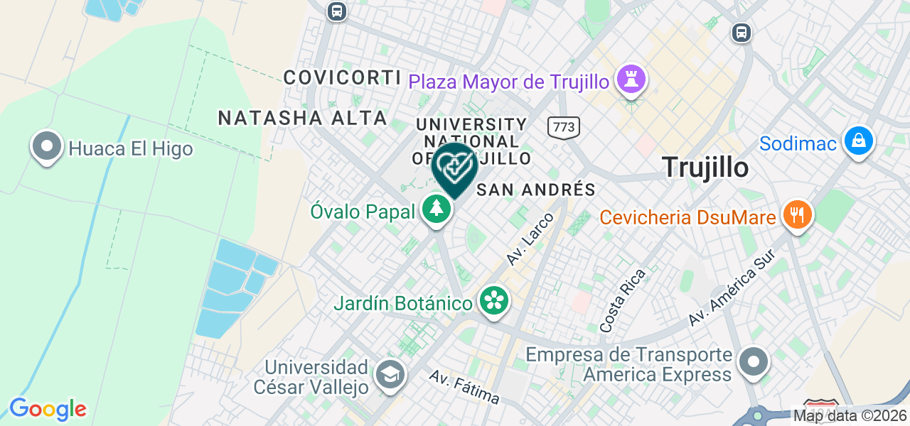 Mapa de Multident
