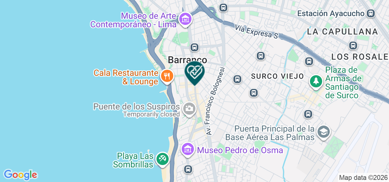 Mapa de Centro Odontologico Integral Barranco S.R.L
