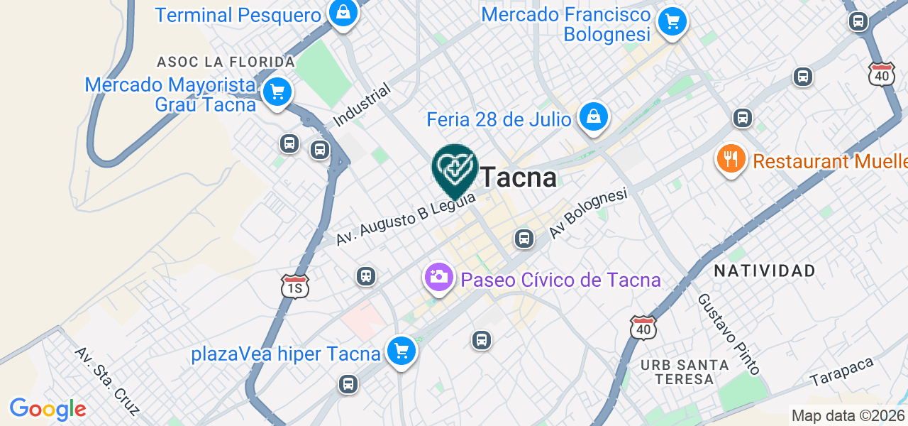 Mapa de Palacio Dental