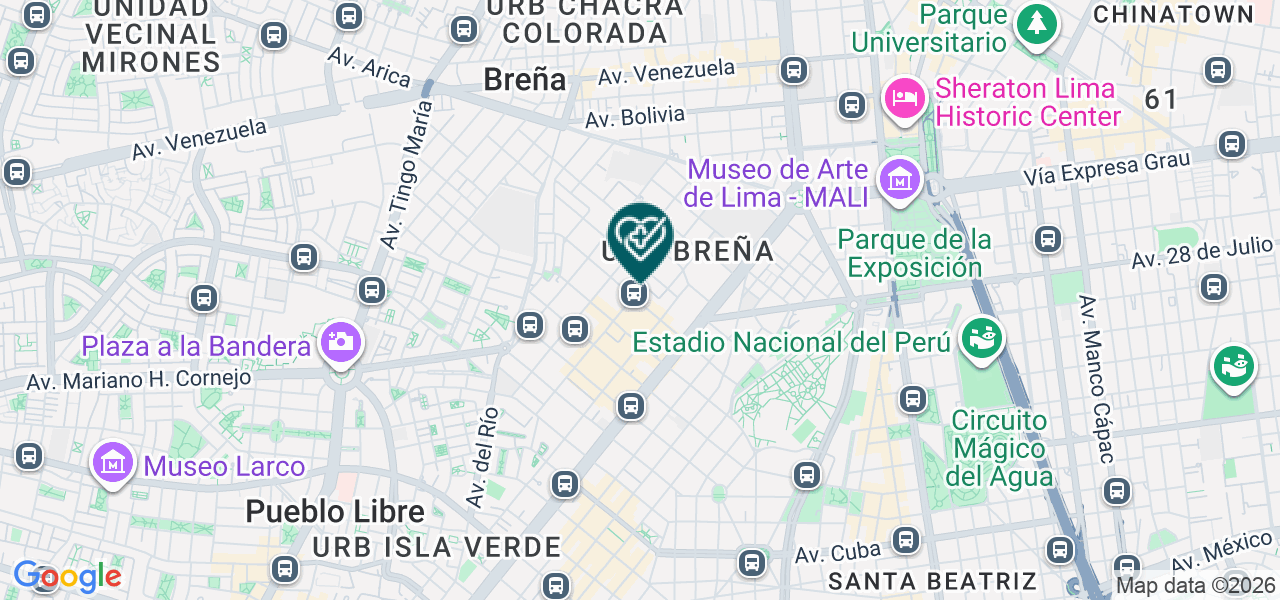 Mapa de Policlinico Don Bosco