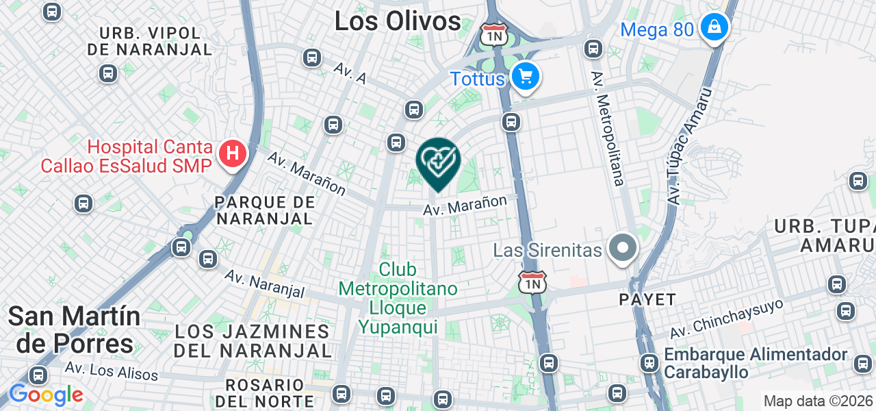 Mapa de Cubas Cirugia & Medical